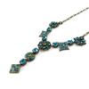 [E5707] - Turquoise 'Clèves' Designer Necklace