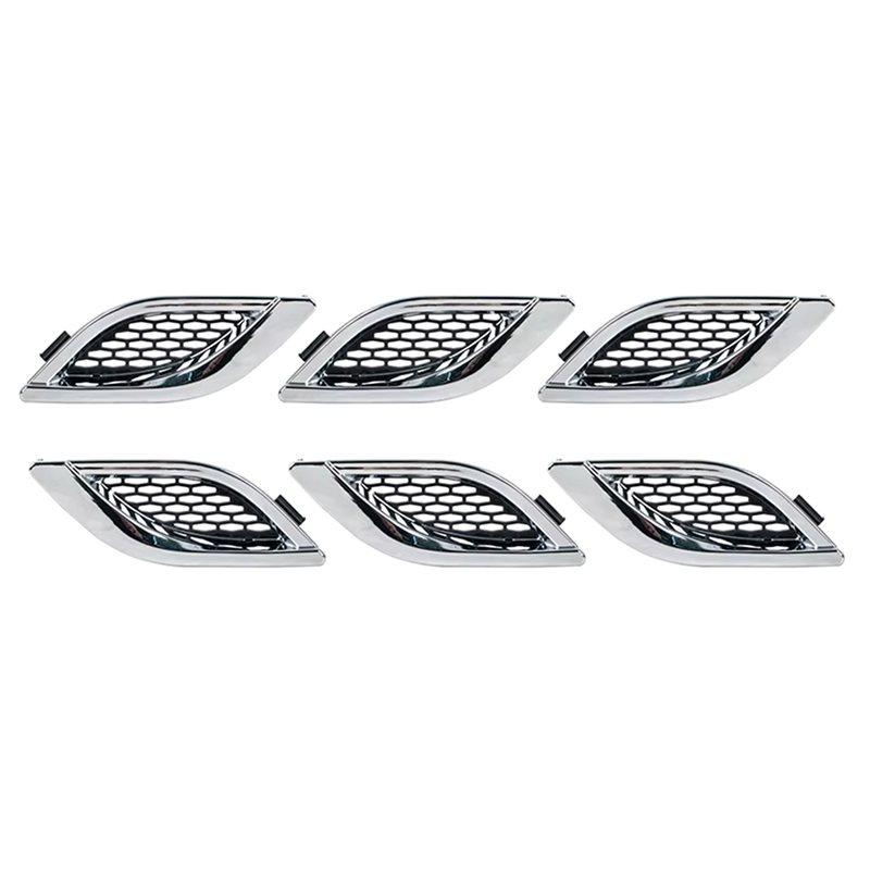 Precise For Quattroporte 2014-2020 Car Front Side Grille Air Intake Fender Vents Grill 670010339 670010340