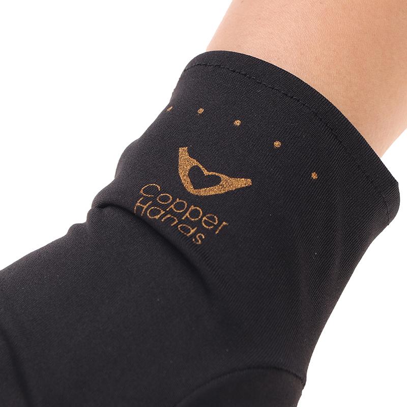 1 пара медных компрессионных перчаток для женщин и мужчин, перчатки без пальцев для облегчения болей при карпальном туннельном синдроме, ревматоидных болей, отека суставов