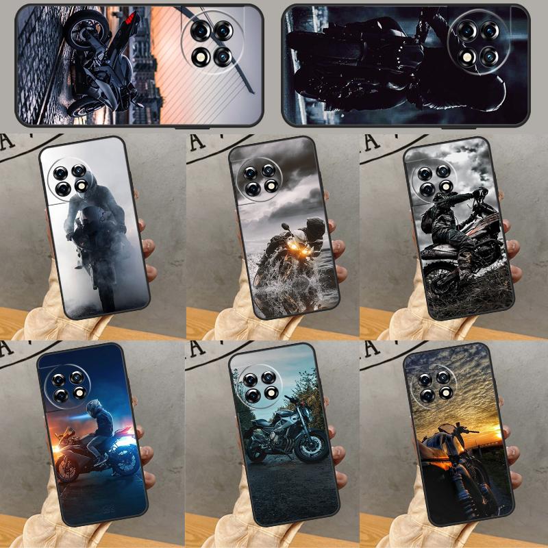 Fashion Motorcycle Man Cover For OnePlus 13R 13 12 12R 11 10 Pro 8T 10T OnePlus Nord 4 CE 2 3 Lite N10 N20 N30 Case