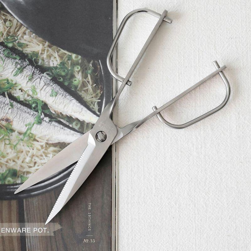 Kamomekitchen kamomekitchen полностью из нержавеющей стали кухонные ножницы для чистого реза