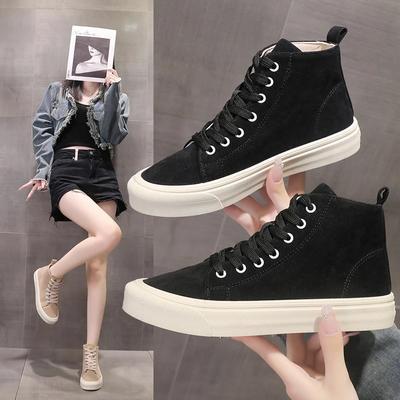 Модные женские кроссовки 2024 года, осенние повседневные высокие женские парусиновые туфли на шнуровке, классические универсальные женские туфли с леопардовым принтом Zapatos