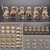 Military Special Forces Minifigures Building Blocks SWAT Ghost Commando Police Soldiers Army Action Figure Weapons Bricks Kids Toy Birthday Gifts