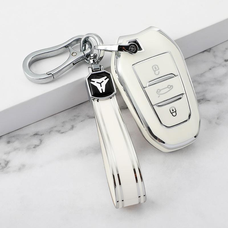Новый чехол для дистанционного ключа автомобиля TPU для Peugeot 308 408 508 2008 3008 4008 5008 Citroen C4 C4L C6 C3-XR Picasso DS3 DS4 DS5