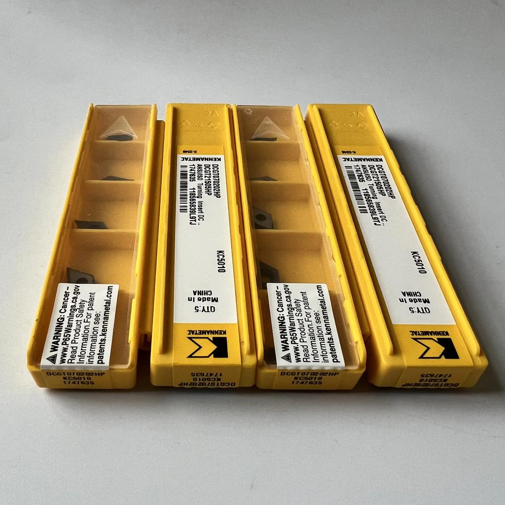 KENNAMETEL / DCGT070202HP KC5010 / Original Carbide Blade 10 Pcs