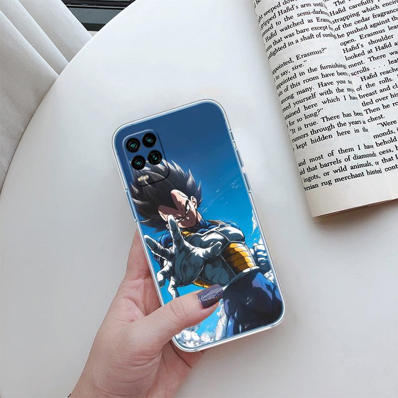 Dragon Ball Vegeta Transparent Phone Case for Motorola Moto G7 G8 G9 G84 G85 G73 G24 G15 Z2 Play Power Plus