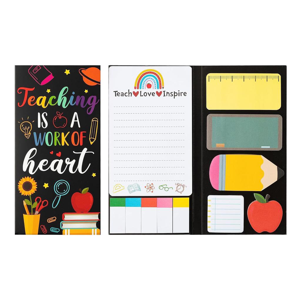 800 Sheets Sticky Note Cartoon Note Paper Self-Adhesive Note Paper Sticky Index Tabs Book Page Mark for Office School