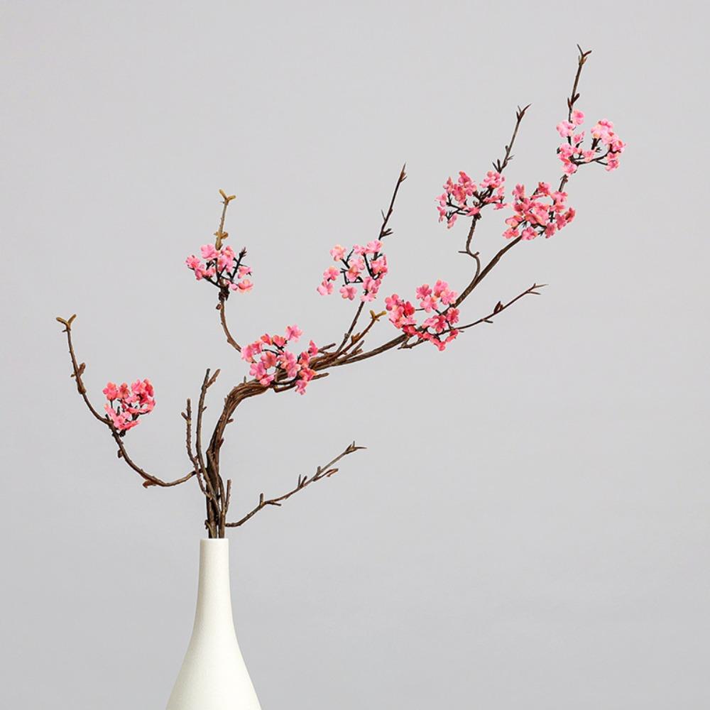 Искусственные ветки вишни 'Real Touch' Реалистичные пластиковые имитации веток сакуры Элегантные ручной работы искусственные цветы