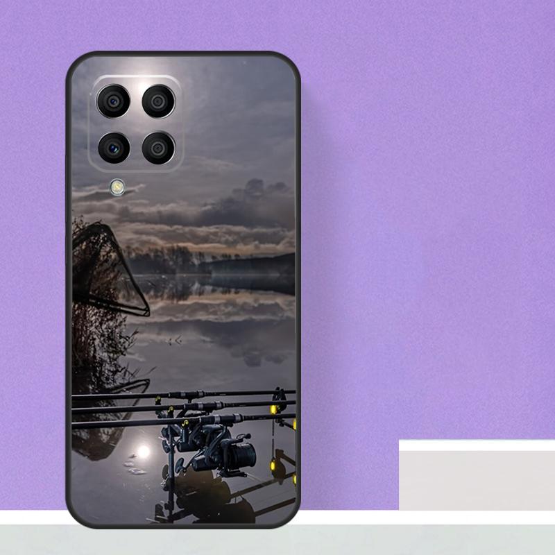 Carp Fish Fishing Rod For Samsung Galaxy M15 M55 M13 M33 M53 M21 M31 M51 M30s M20 M14 M34 M54 M12 M32 M52 Case