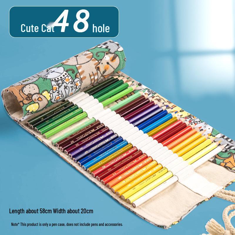 Large Capacity Dirt-Resistant Pencil Case - Stylish & Portable for Primary School and Art Supplies