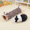 Hamster Tunnel Foldable Sleeping Shelter Enrichment Giraffe Design Warm Ferret Tube For Dwarf Bunny Hamster Hedgehog Ferret