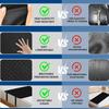 Grounding Mat for Bed, Grounding Pad for Sleeping, Tear-Resistant PU Leather Grounding Mattress with Cord