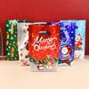 10/30pcs Christmas Gift Bags Cartoon Plastic Candy Cookie Packaging Bag Navidad Decoration for Home Kids New Year Gift