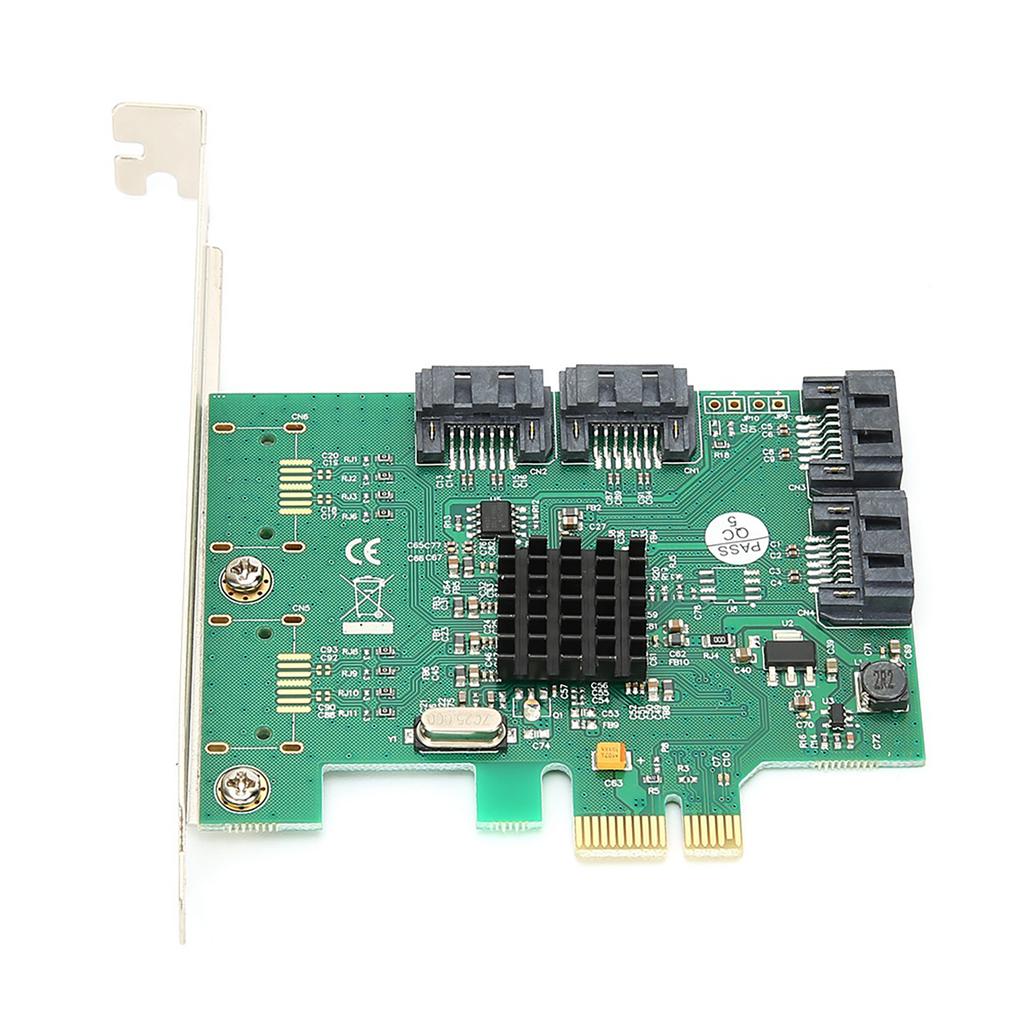 Карта расширения жесткого диска PCIE SATA 88SE9215 Портативные аксессуары для компьютера 6 Гбит/с 2-канальная