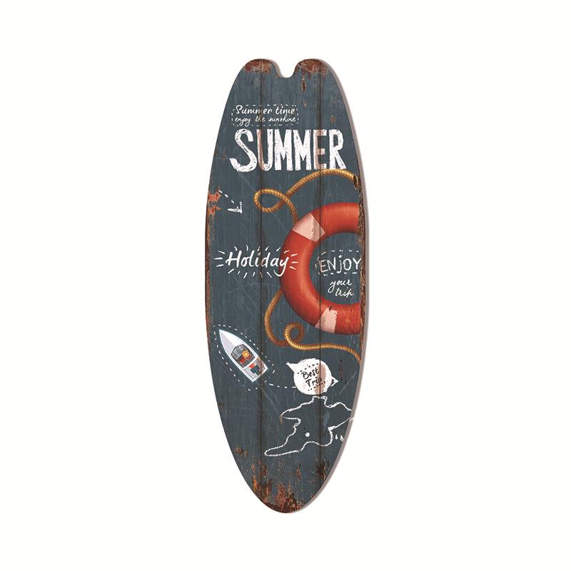 Гавайская подвеска в виде доски для серфинга, пляжное настенное украшение, вывеска