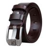 PULO Belt Men  Split Leather Belt Pure Cowhide Young People Casual Personality Korean Version of The Trend of The Trouser Belt