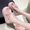 8CM NEW Casual Wedge Slippers for Women Summer Non Slip Platform Sandals Woman Open Toe Comfortable Female Chunky Beach Slippers