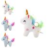 Милый плюшевый брелок в виде радужного единорога оптом, подвеска в виде мягкой игрушки для сумок для девочек