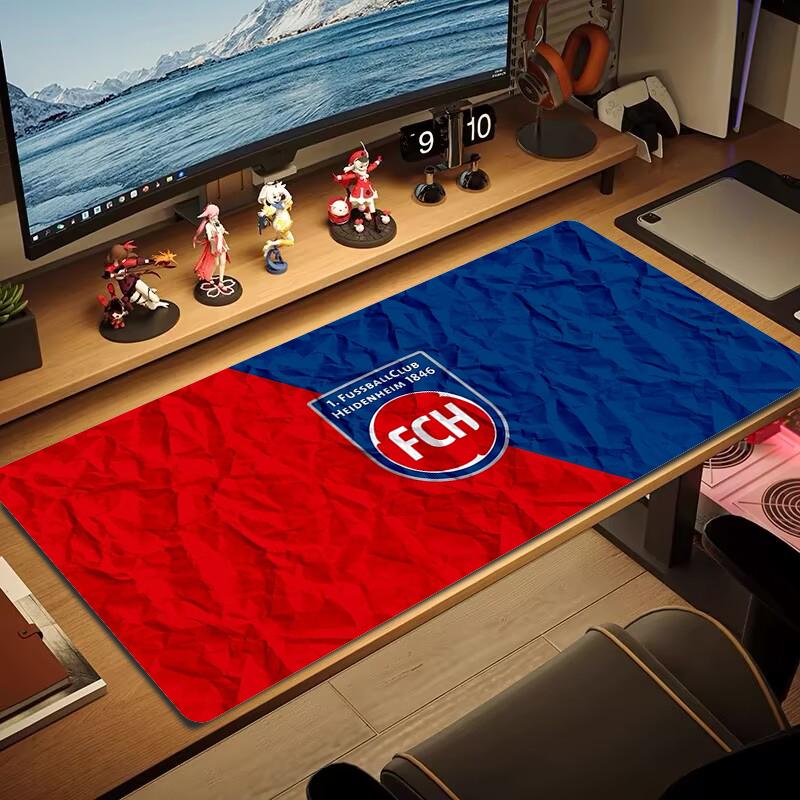 1. FC Heidenheim 1846 Mouse Pad Large Gaming Table Cushion Non-slip Laptop Tablet Big Mousepad XXL Mat Mini PC Playmat With Lock edge_xia