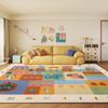 Crystal Velvet Carpet Living Room Large Area Full Spread Coffee Table Blanket Cartoon Dopamine Floor Mat DirtResistant Washable Bedside Blanket