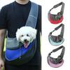 Pet Carrier Backpack Large Capacity Zipper Closure Hands-Free Mesh Sling Bag Breathable Design Mesh Cloth Crossbody Shoulder Bag