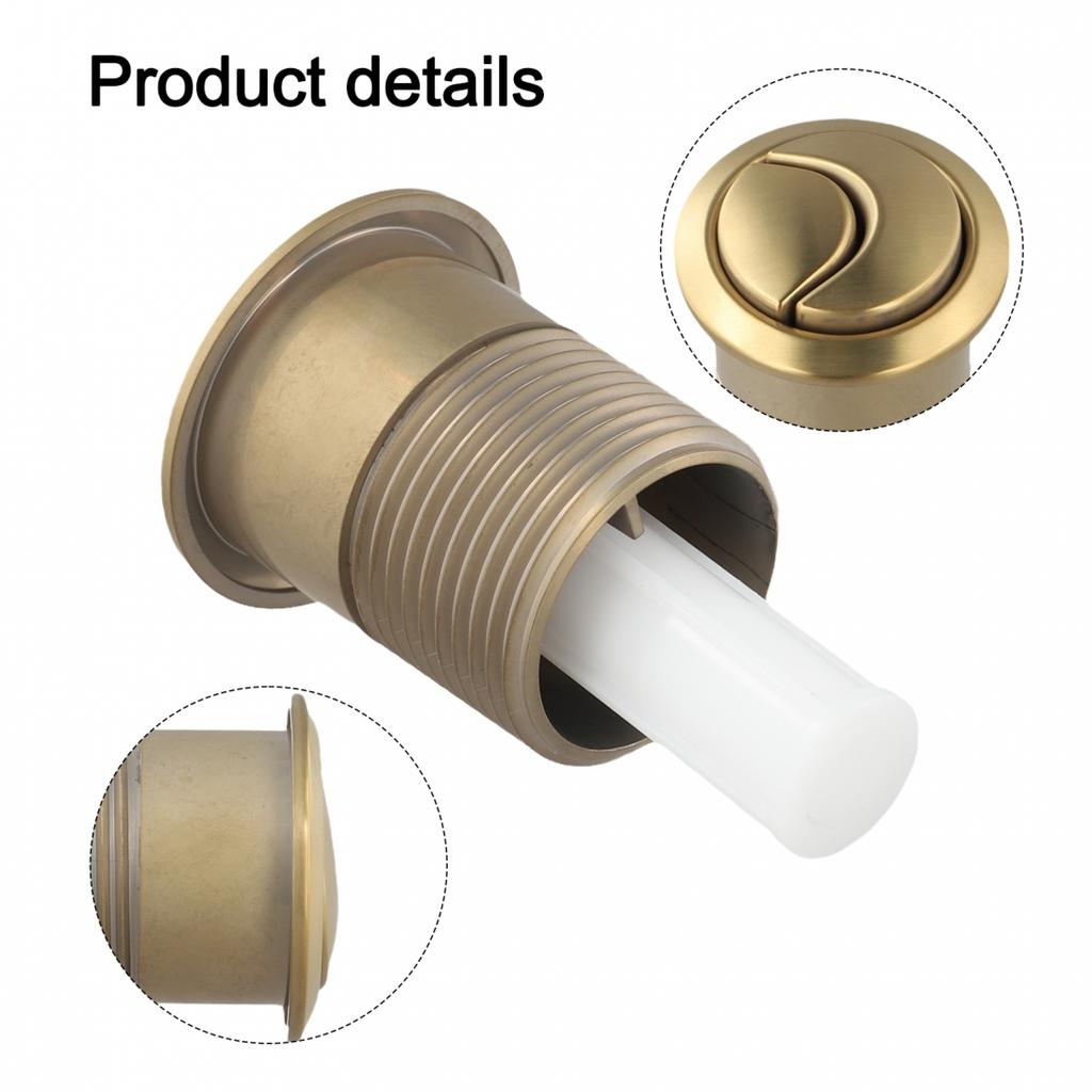 Кнопка двойного смыва для унитаза, круглая кнопка для бачка