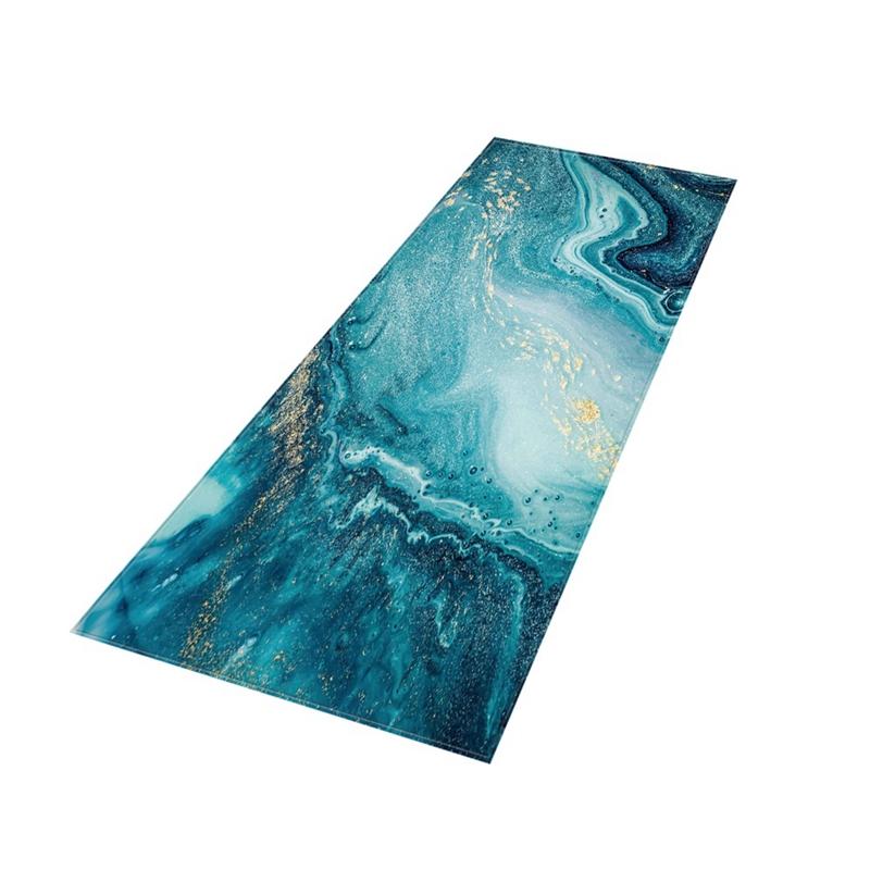 Коврик с мраморным узором для прихожей, гостиной, прихожей, современный коврик