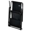 Captain Stag (CAPTAIN STAG) Outdoor Chair, Reclining Rod Chair, Slim Storage, Black, Gracia UC-1903