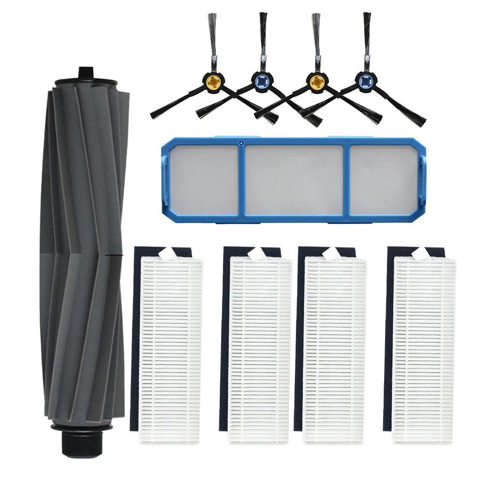 Боковая щетка Основная щетка Hepa-фильтр для робота-пылесоса chuwi ilife A7 A9S Запасные части для швабры Ткань Первичный пылевой фильтр