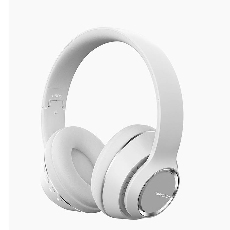 Bluetooth Headband Headset: Wireless Stereo, Noise-Canceling, Card Slot, Universal for Phones & Computers