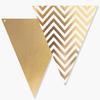 Metallic Bunting Birthday Party Triangle Pennant Decoration Photography Props for Adult Teen Birthday Party Decoration