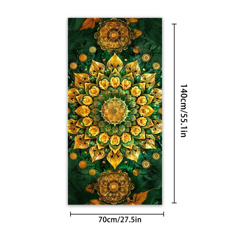 Microfiber Quick-Dry Beach Towel With Mandala Print Ethnic Style Absorbent Bath Pool Travel Yoga