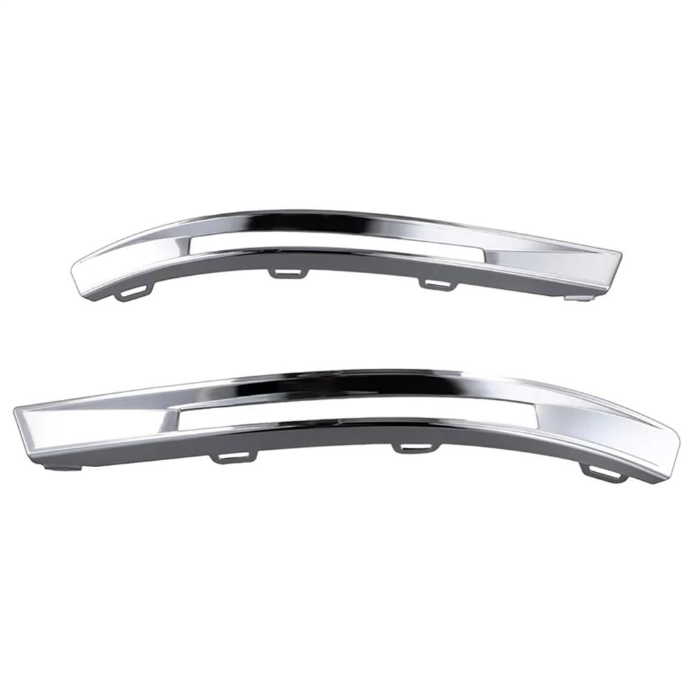 Chrome Front Bumper Fog Light Trim Frame Cover For Mercedes W204 C63 AMG 2012-14