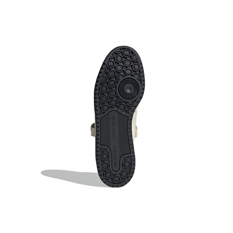 adidas Оригинальные кроссовки унисекс Forum Low цвета слоновой кости/оранжевые кроссовки HR0460