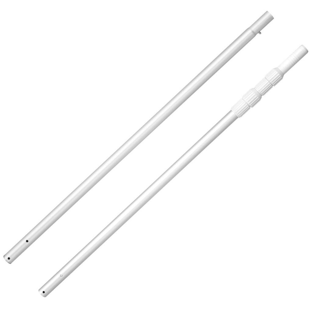 Pool Pole, 1 to 3.65 mm Telescoping Swimming Pool Cleaning Poles, Professional Adjustable Telescopic Pole with Extension Pole, Heavy Duty Cleaner