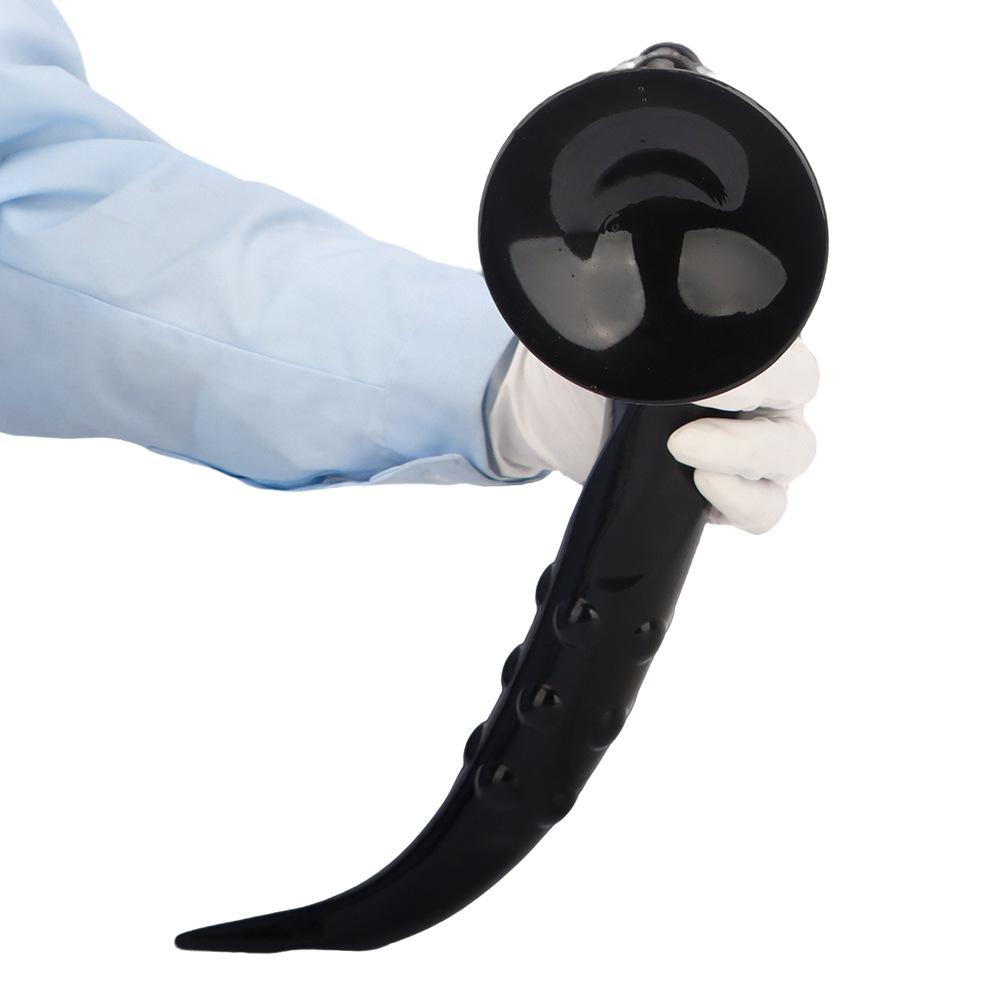 Очень длинная черная ПВХ анальная пробка анальный дилататор секс-игрушка страпон пенис реалистичный член большой член фистинг