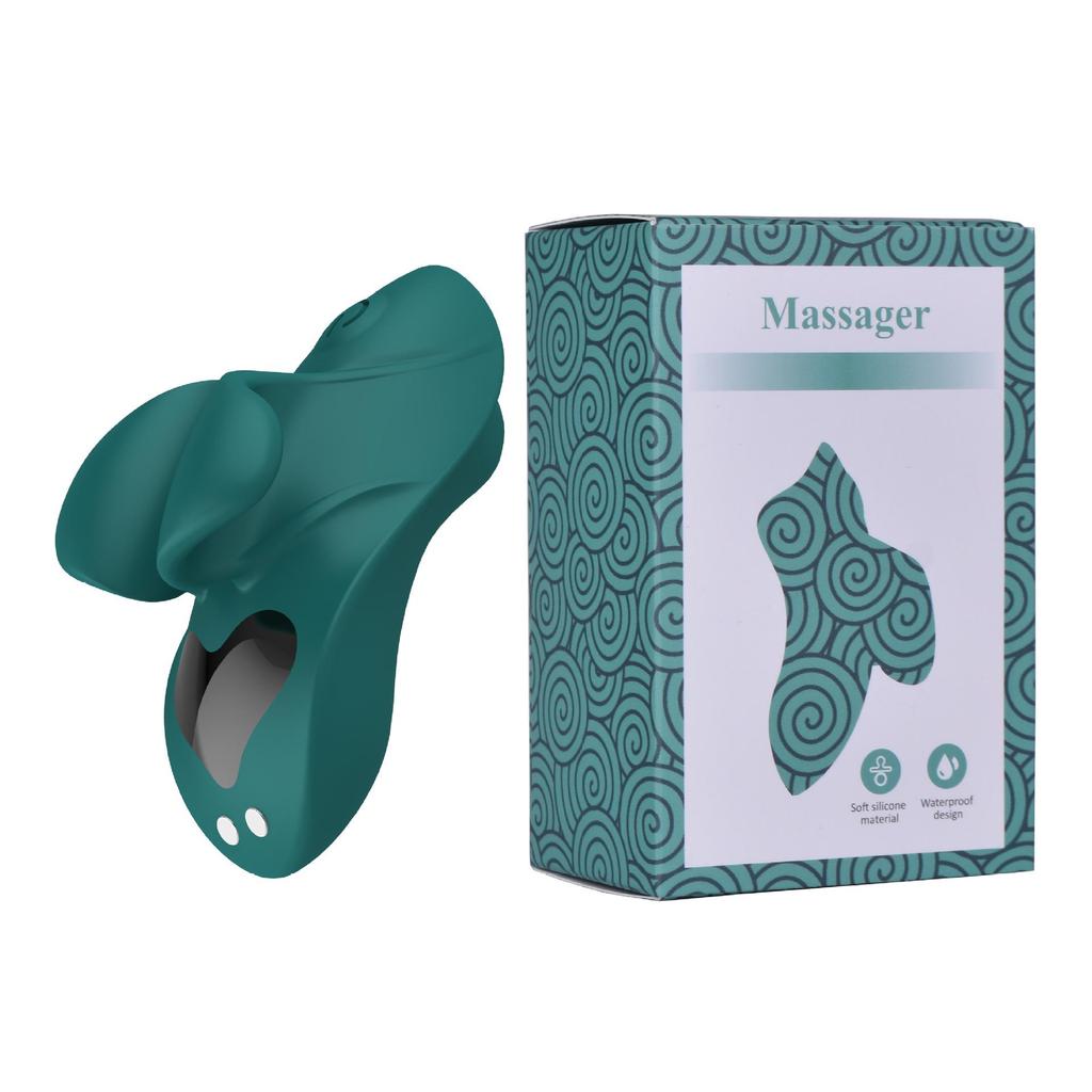 Girlfriend Silicone 9-Mode Mini Heart Finger Vibrator