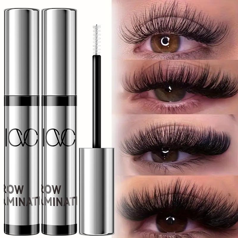 Lash Essence - Быстродействующая сыворотка для утолщения ресниц и бровей, придающая объем и лифтинг-эффект, уход за кожей вокруг глаз, улучшает и подтягивает ресницы, средство для роста ресниц | Сыворотка для увеличения объема ресниц