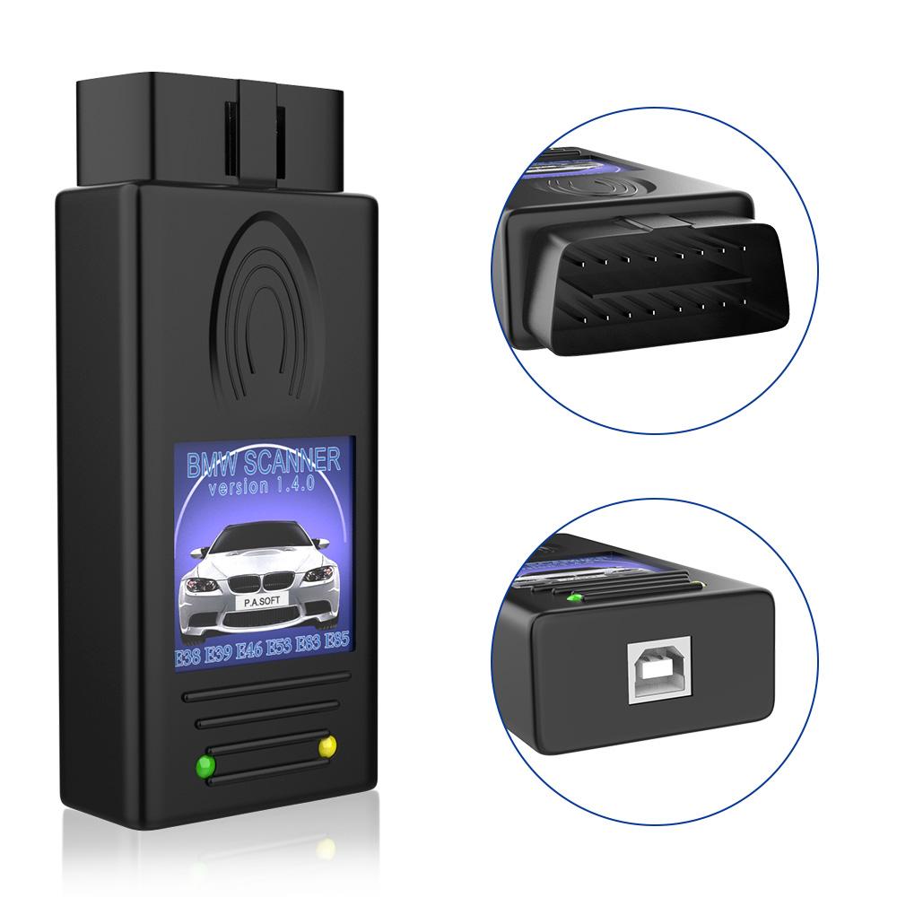 For BMW E38 E39 E46 E53 E83 E85 Diagnostic Tools Scanner 1.4.0 Unlock Version For Windows XP Car Code Reader Auto Accessories Code Readers 4