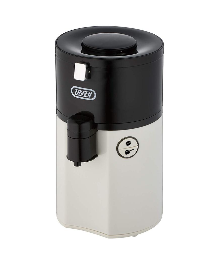 Полностью автоматическая кофеварка с мельницей Кофемолка для молотого кофе Домашнее кафе ретро милый [Toffy] K-CM2 (пепельно-белый) К-CM2-AW