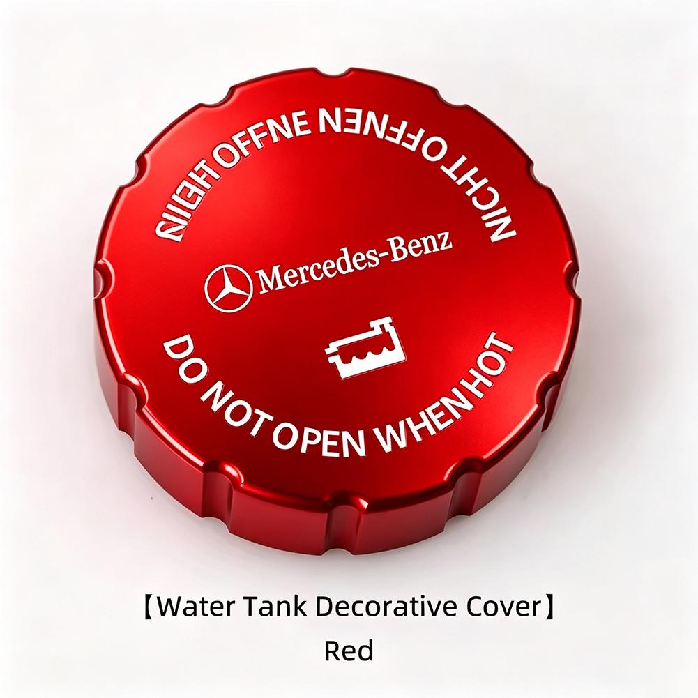 LXT3 Car Metal Fuel Oil Water Tank Cap Decor Covers Accessories For Mercedes-Benz GLC X253 X254 C-Class W205 W206 A-Class W177 GLA