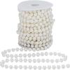 8mm Ivory Pearl Strands 33 Feet Pearl Garland DIY Crafts Faux Pearl Beads  Wedding