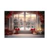 Indoor Sill Window Winter Snow Scene Children Shooting Background Cloth Background Wall Decoration Photo Cloth