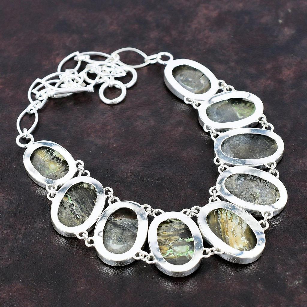 Черное ожерелье из перламутра, ожерелье из стерлингового серебра 925 пробы, ожерелье из драгоценных камней, регулируемая цепочка, ожерелье, подарок для нее, изящные ювелирные изделия ручной работы