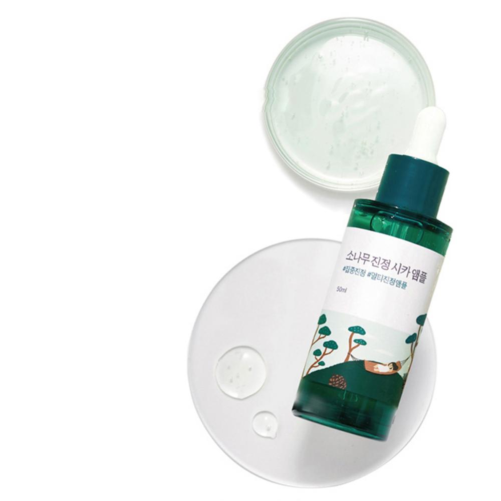 ROUND LAB Успокаивающая ампула Cica Pine, 50 мл, 3 шт.