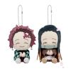 Banpresto Demon Slayer Demon Slayer Pouf Plush Toy Part 1 Set of 2 Kamado Tanjiro Kamado Nezuko - -