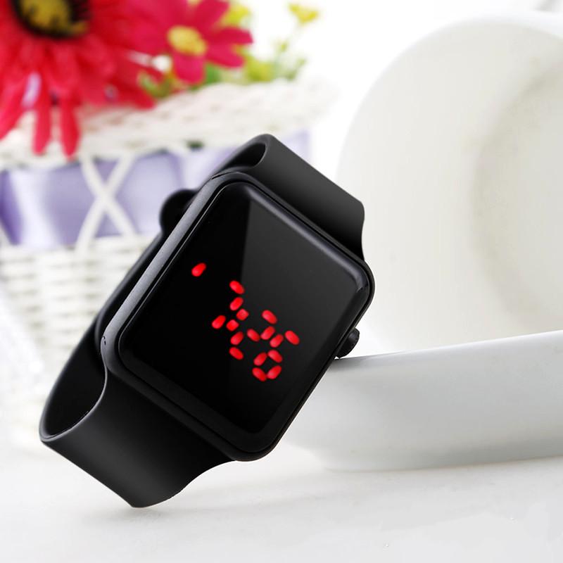 Fashion Sport Digital Watch for Women Men Square LED Watches Casual Silicone Electronic Ladies Wristwatches Clock Reloj De Mujer