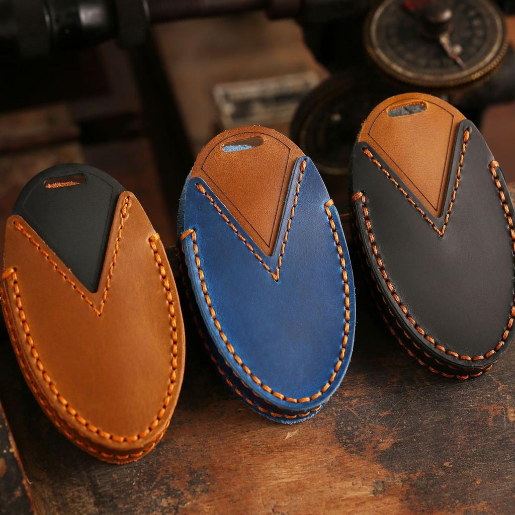 Чехол для автомобильного ключа GUSHIBEI из натуральной кожи для Hyundai 2023