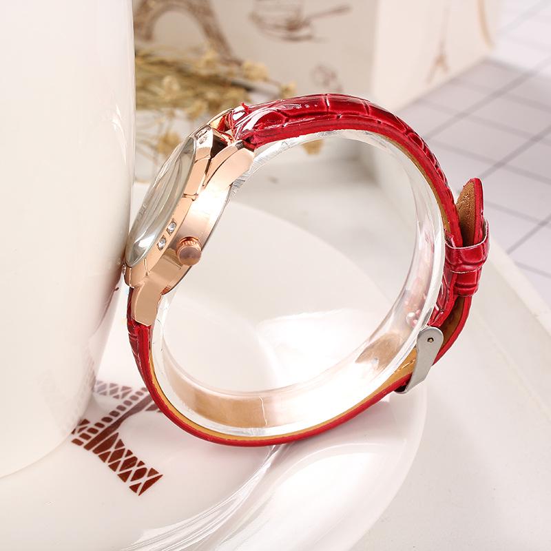 Роскошные женские аналоговые кварцевые наручные часы с кожаным ремешком, светящиеся часы, повседневные деловые деловые часы