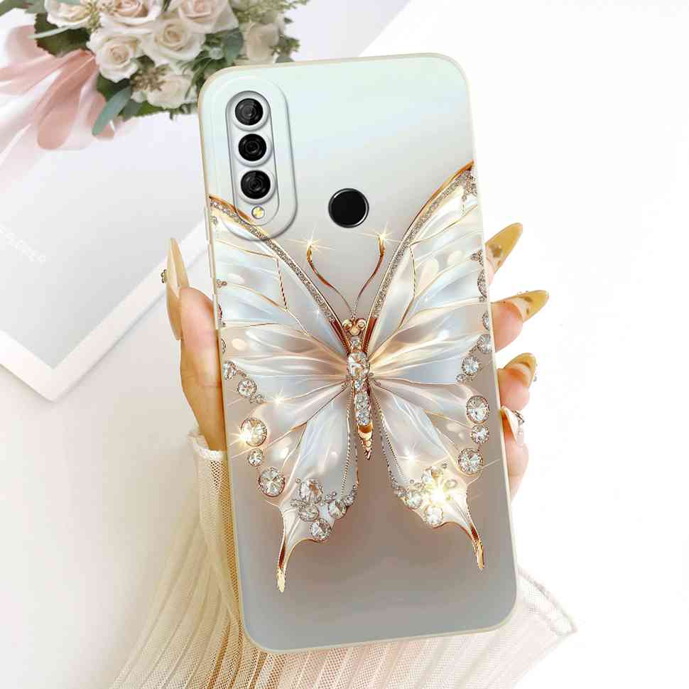 Cute Cartoon Cover For Huawei P30 lite Case 6.15" P30lite Soft Silicone Phone Case For Huawei Nova 4e Nova4e Matte Back Cover